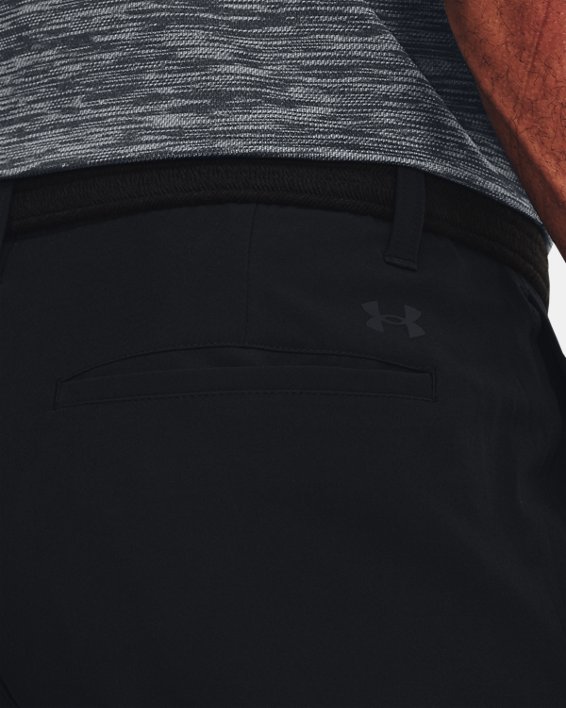 Men's UA Golf Tapered Pants in Black image number 3